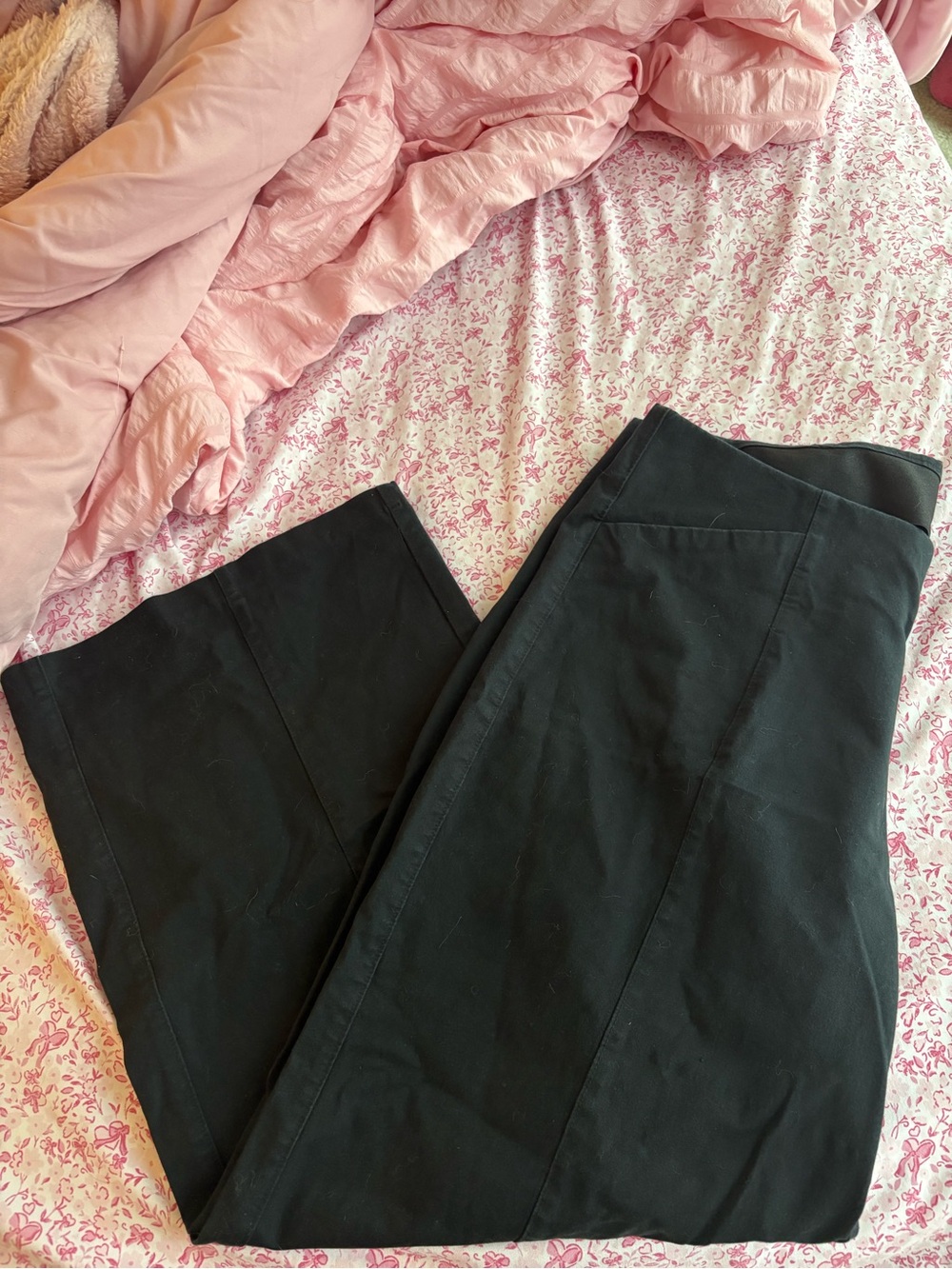 Old Navy Women’s Black Pixie High-Rise Wide-Leg Pull-On Dress Pants SZ XL